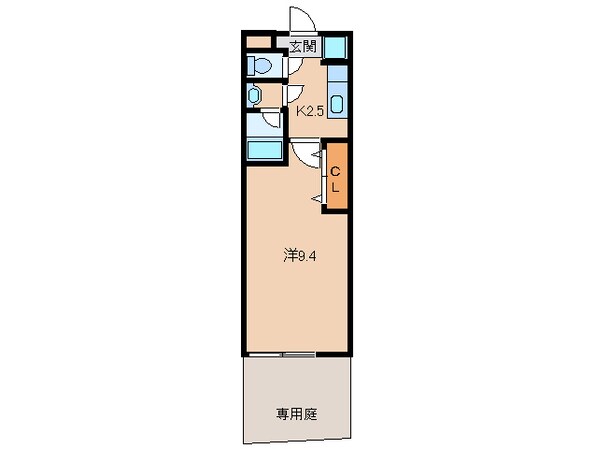 和歌山市駅 バス14分  小二里下車：停歩6分 1階の物件間取画像